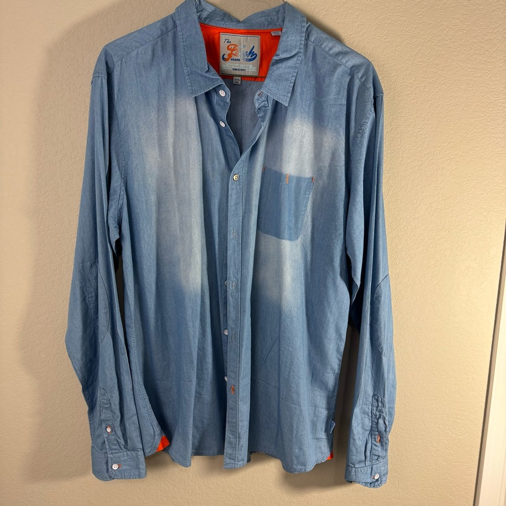The Fresh brand men’s chambray shirt